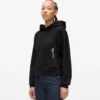 İpli kapüşonlu sweatshirt İpli kapüşonlu sweatshirt