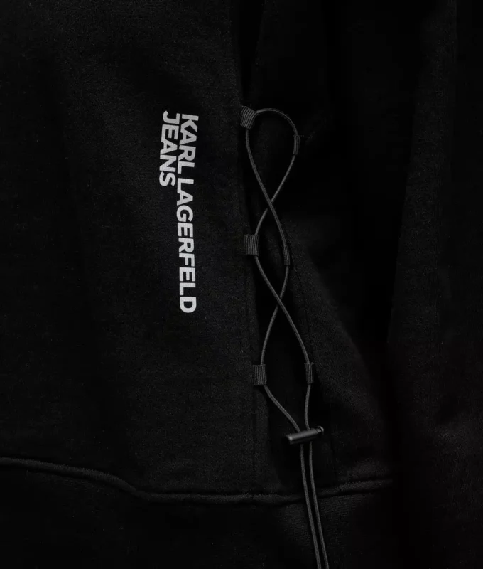 İpli kapüşonlu sweatshirt İpli kapüşonlu sweatshirt