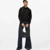 İpli kapüşonlu sweatshirt İpli kapüşonlu sweatshirt