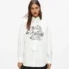 Poplin kravatlı gömlek Poplin kravatlı gömlek