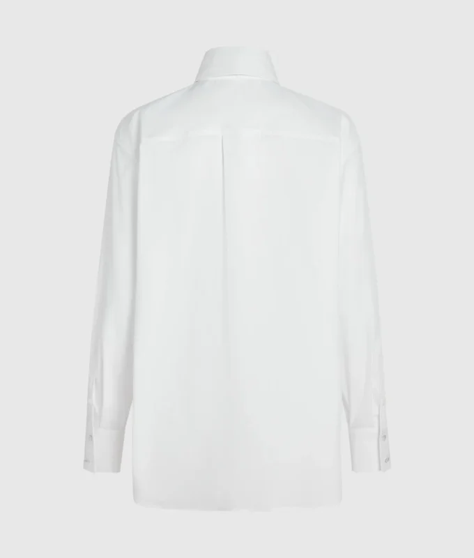 Poplin kravatlı gömlek Poplin kravatlı gömlek