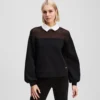 POPLIN YAKALI SWEATSHIRT POPLIN YAKALI SWEATSHIRT