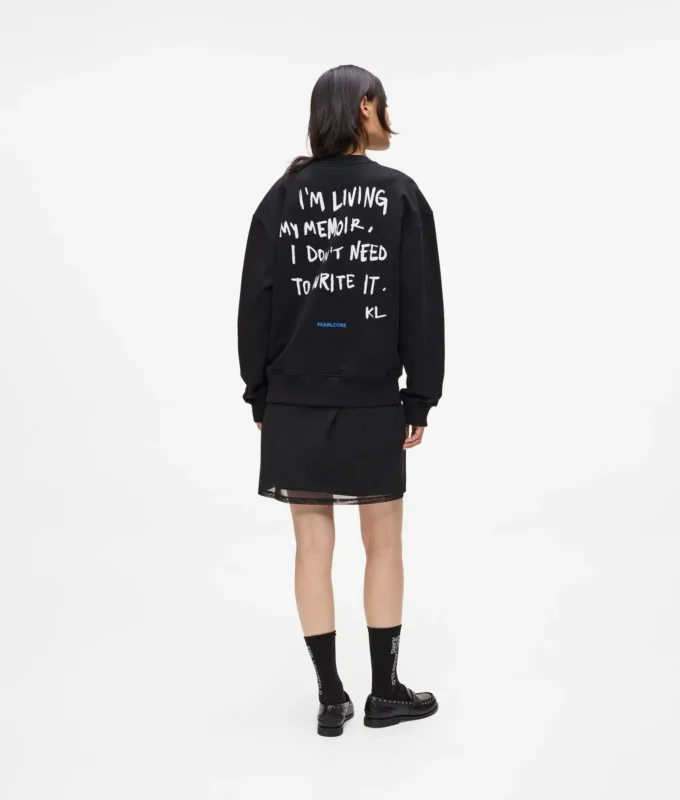 Rahat Karl alıntılı sweatshirt Rahat Karl alıntılı sweatshirt