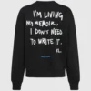 Rahat Karl alıntılı sweatshirt Rahat Karl alıntılı sweatshirt