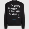 Rahat Karl alıntılı sweatshirt Rahat Karl alıntılı sweatshirt