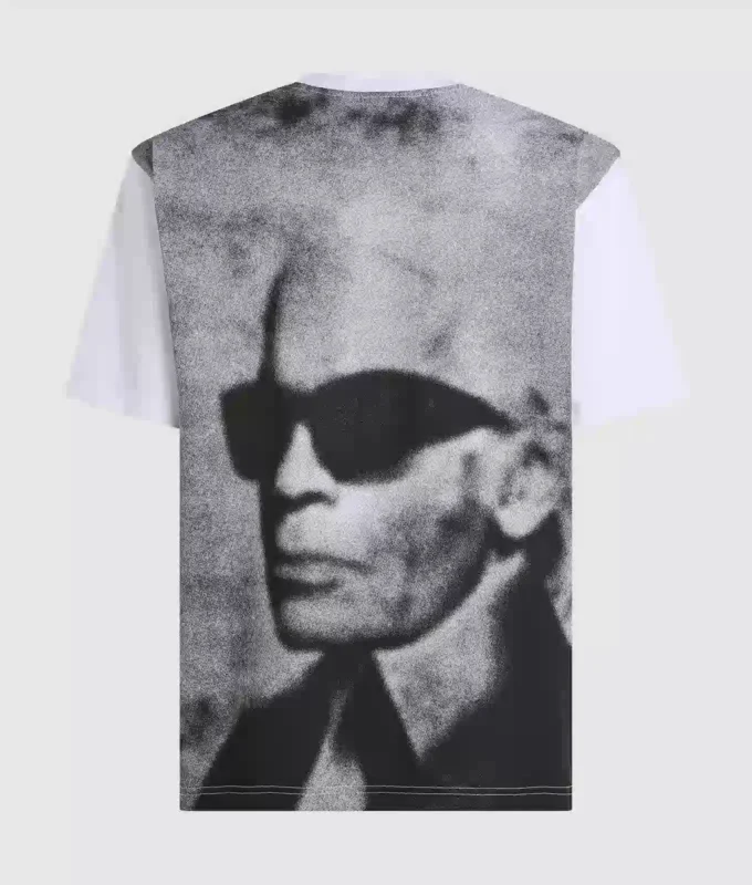 Rahat Karl baskılı tişört Rahat Karl baskılı tişört