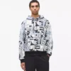 Rahat, tüm yüzeyi Monogram desenli kapüşonlu sweatshirt Rahat, tüm yüzeyi Monogram desenli kapüşonlu sweatshirt