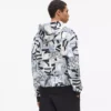 Rahat, tüm yüzeyi Monogram desenli kapüşonlu sweatshirt Rahat, tüm yüzeyi Monogram desenli kapüşonlu sweatshirt