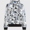 Rahat, tüm yüzeyi Monogram desenli kapüşonlu sweatshirt Rahat, tüm yüzeyi Monogram desenli kapüşonlu sweatshirt