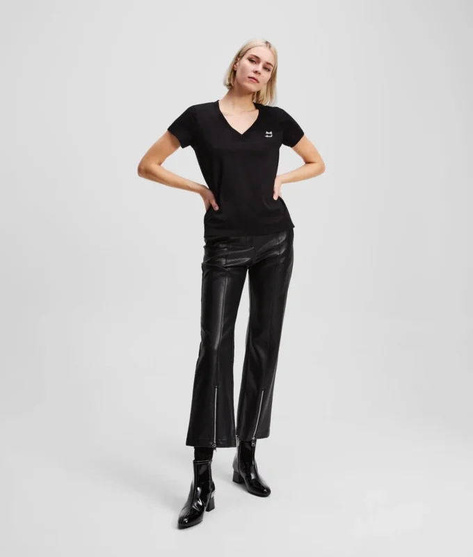 RHINESTONE IKON CHOUPETTE V YAKALI TİŞÖRT RHINESTONE IKON CHOUPETTE V YAKALI TİŞÖRT