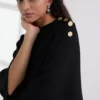 RIB-KNIT PONCHO RIB-KNIT PONCHO