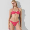 RIBBED BANDEAU BİKİNİ ÜSTÜ RIBBED BANDEAU BİKİNİ ÜSTÜ