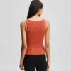 RIBBED V-NECK TANK TOP RIBBED V-NECK TANK TOP