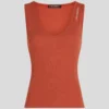 RIBBED V-NECK TANK TOP RIBBED V-NECK TANK TOP