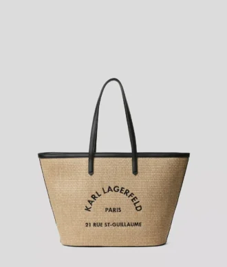 Rue St-Guillaume dokuma tote çanta