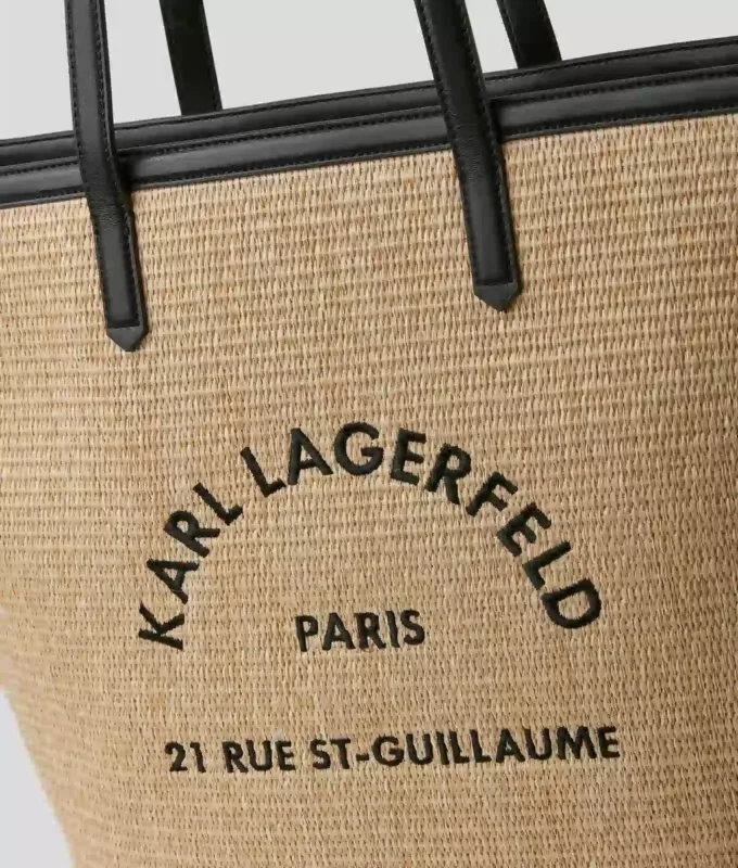 Rue St-Guillaume dokuma tote çanta
