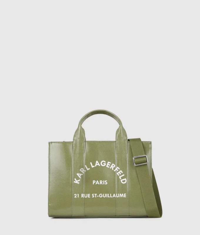 Rue St-Guillaume kaplamalı tote çanta