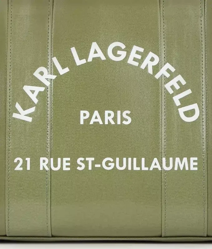 Rue St-Guillaume kaplamalı tote çanta