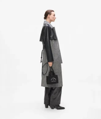 Rue St-Guillaume mini shearling tote çanta Rue St-Guillaume mini shearling tote çanta