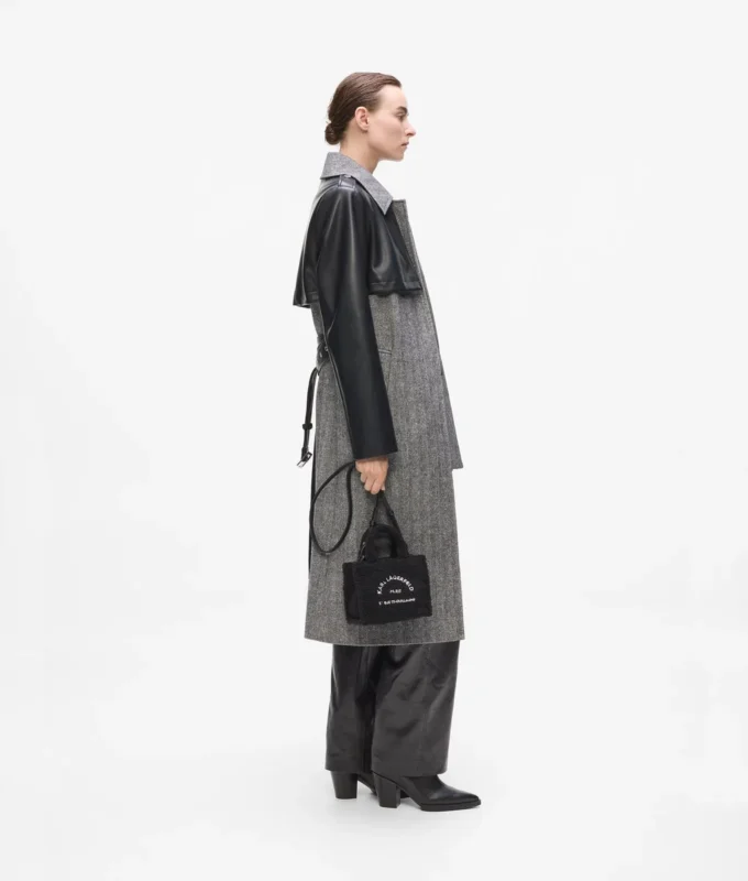 Rue St-Guillaume mini shearling tote çanta