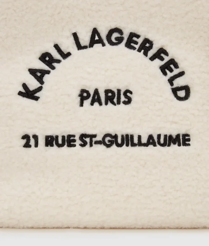 Rue St-Guillaume mini shearling tote çanta