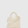 Rue St-Guillaume mini shearling tote çanta