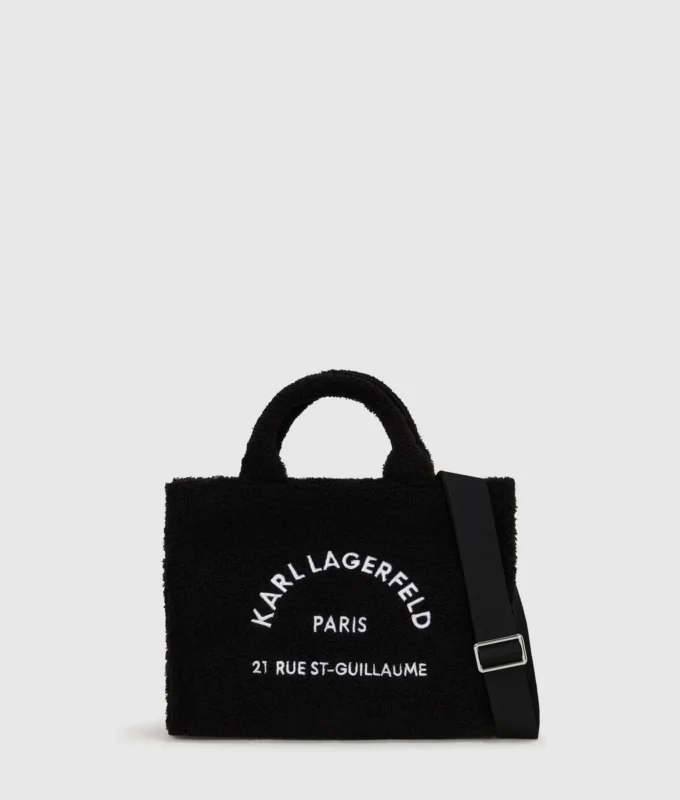 Rue St-Guillaume shearling tote çanta Rue St-Guillaume shearling tote çanta