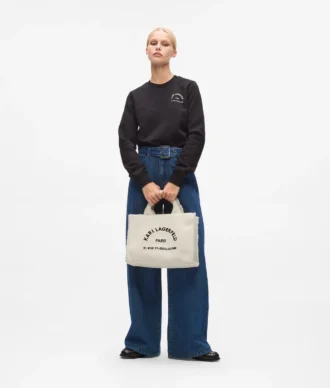 Rue St-Guillaume shearling tote çanta