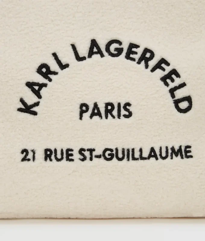 Rue St-Guillaume shearling tote çanta Rue St-Guillaume shearling tote çanta
