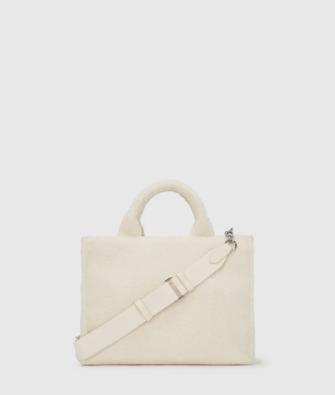 Rue St-Guillaume shearling tote çanta Rue St-Guillaume shearling tote çanta