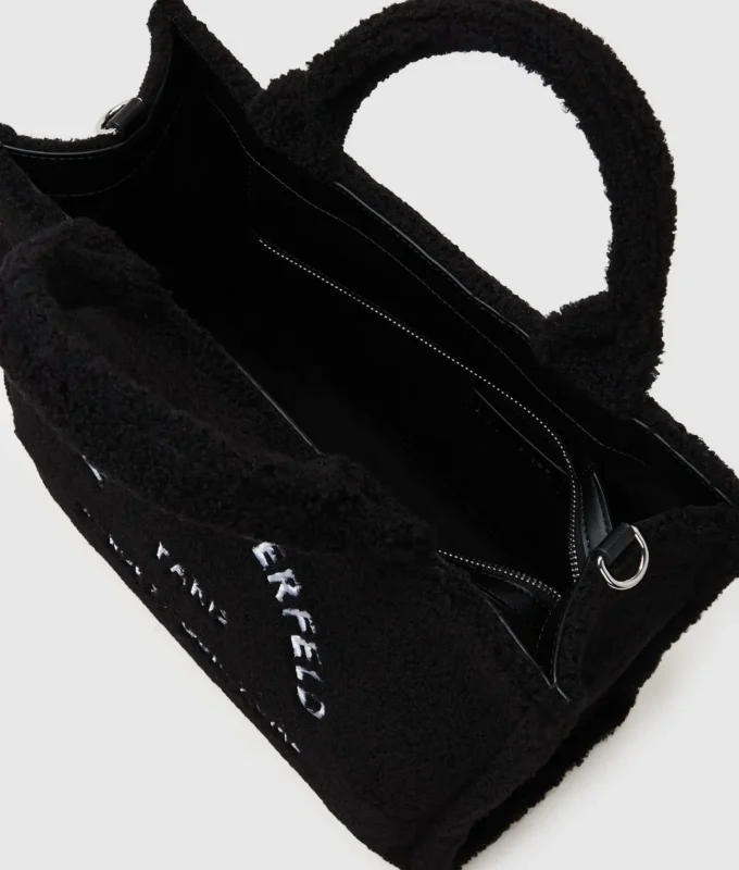 Rue St-Guillaume shearling tote çanta Rue St-Guillaume shearling tote çanta