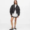 Saten bomber ceket Saten bomber ceket