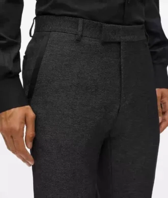 Saten detaylı pantolon