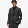 Saten yakalı blazer Saten yakalı blazer