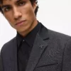 Saten yakalı blazer Saten yakalı blazer