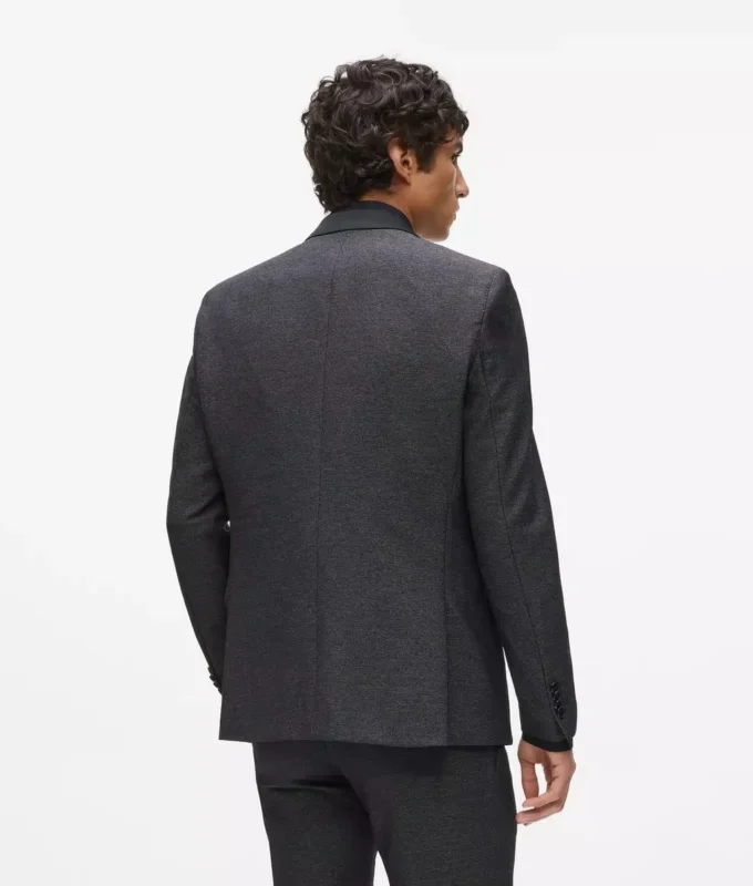 Saten yakalı blazer Saten yakalı blazer