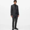 Saten yakalı blazer Saten yakalı blazer
