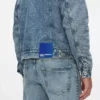 Shearling denim ceket Shearling denim ceket