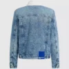 Shearling denim ceket Shearling denim ceket