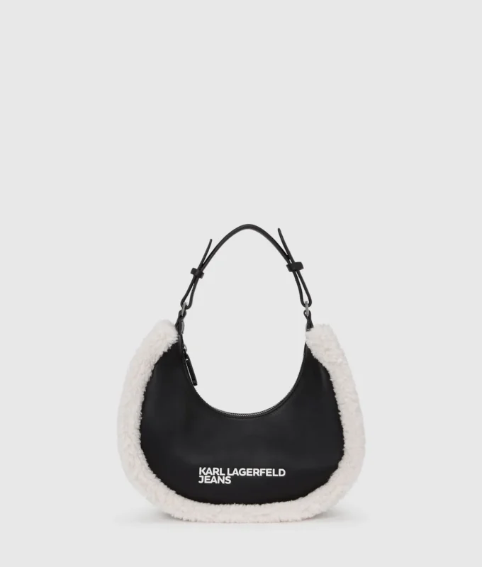Shearling moon omuz çantası Shearling moon omuz çantası