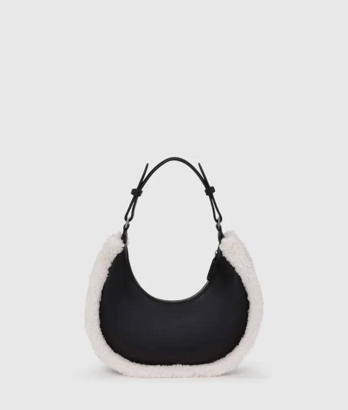 Shearling moon omuz çantası Shearling moon omuz çantası