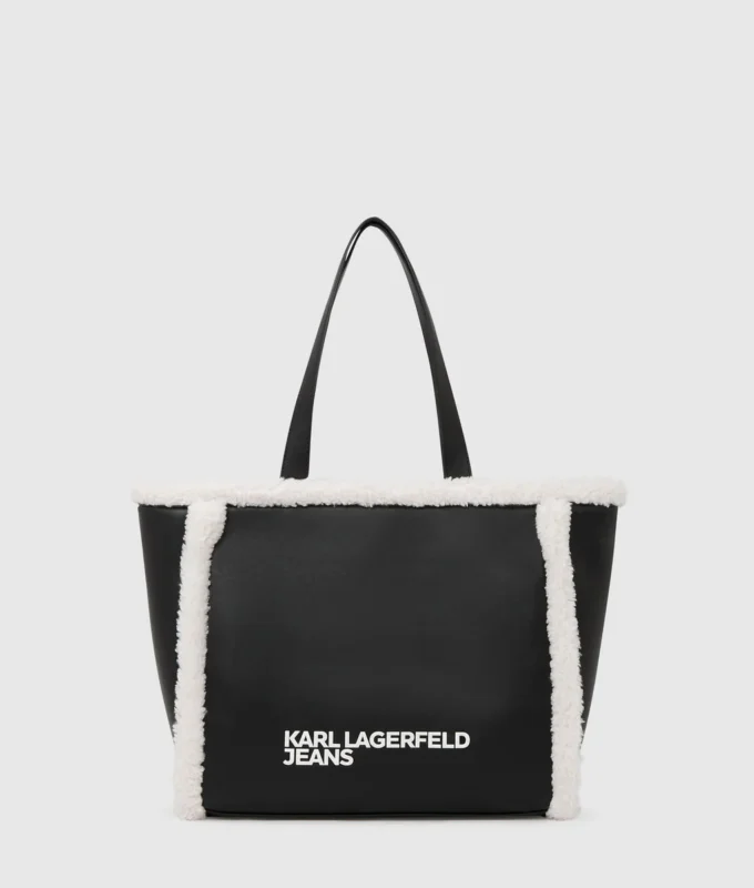 Shearling tote çanta Shearling tote çanta