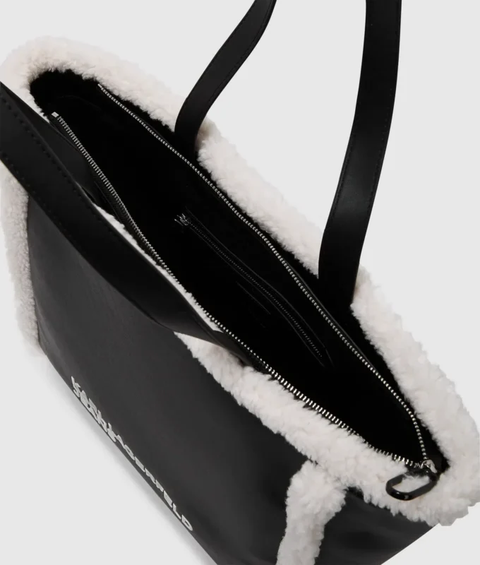Shearling tote çanta Shearling tote çanta