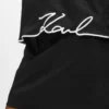 Signature etekli V yakalı tişört Signature etekli V yakalı tişört