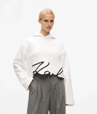 Signature hem hoodie