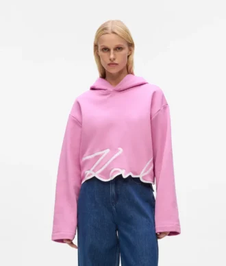 Signature hem hoodie