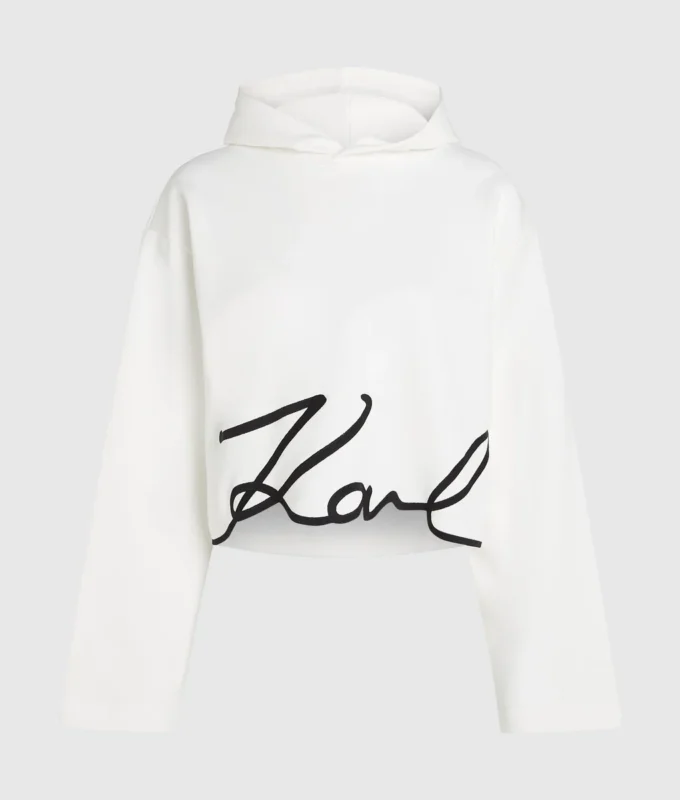 Signature hem hoodie Signature hem hoodie