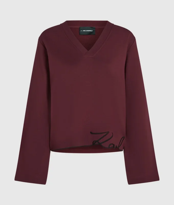 Signature hem sweatshirt Signature hem sweatshirt