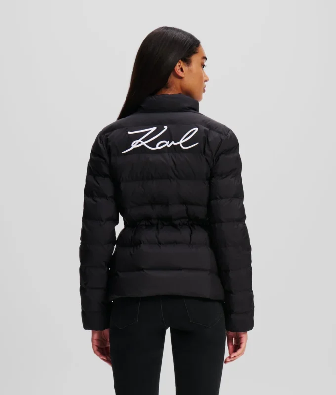 SIGNATURE PUFFER CEKET