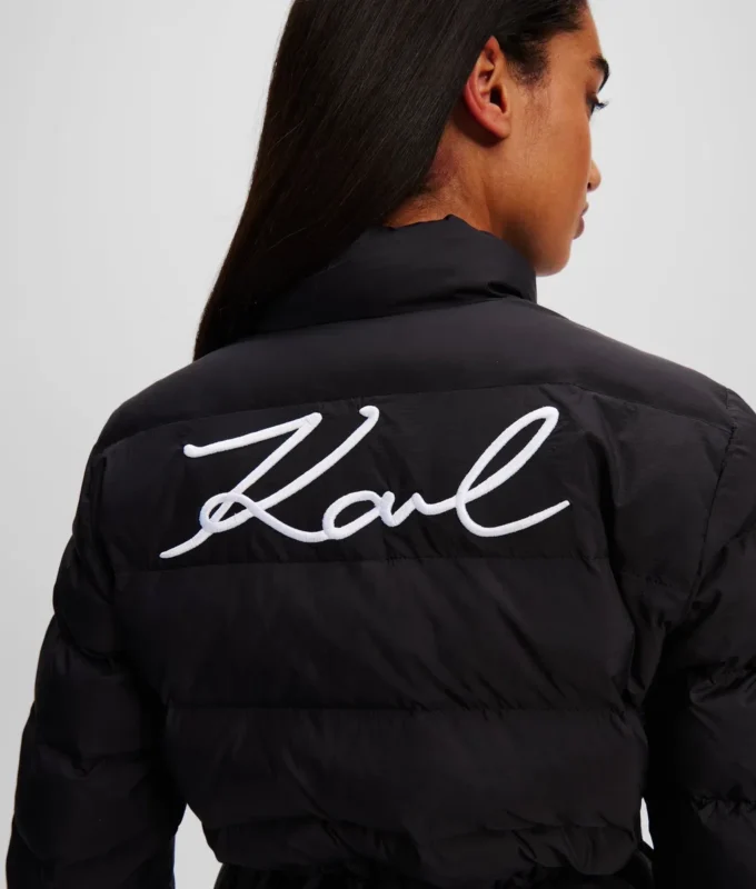 SIGNATURE PUFFER CEKET